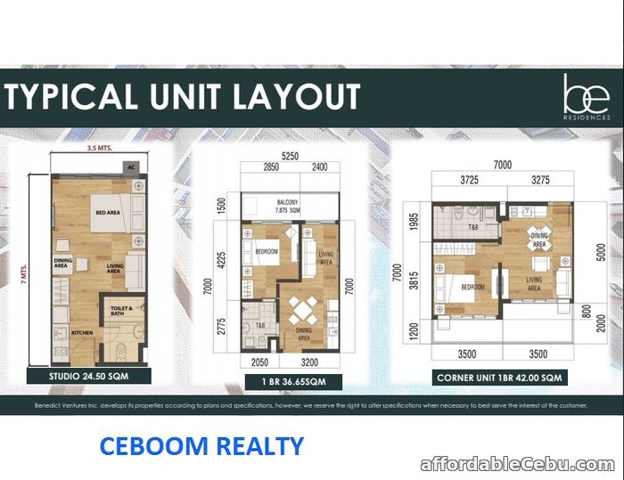 4th picture of One Bedroom Condo with Balcony in Lahug - Be Residences For Sale in Cebu, Philippines