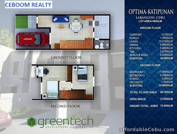 3rd picture of 2 BR Modern Zen Townhouse for sale in Katipunan Labangon For Sale in Cebu, Philippines