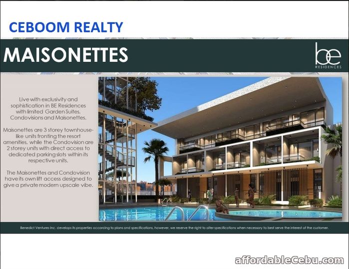 1st picture of 3 Storey Mansionette in Lahug at Be Residences For Sale in Cebu, Philippines