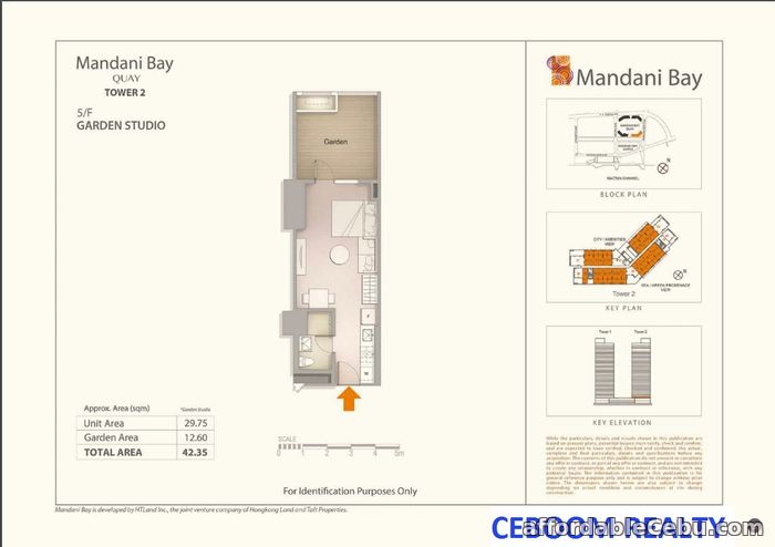 3rd picture of Mandani Bay Quay Tower Studio Semi Furnish For Sale in Cebu, Philippines