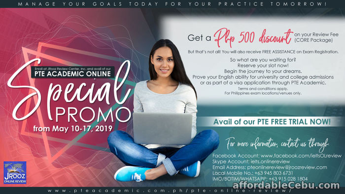 1st picture of JROOZ PTE Academic Online Special Promo from May 10-17, 2019 Offer in Cebu, Philippines
