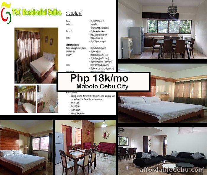 1st picture of Semi-Furnished Studio, 2BR and 3BR Units for rent For Rent in Cebu, Philippines