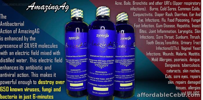 3rd picture of AmazingAG Silver Colloidal by Zynergia Announcement in Cebu, Philippines