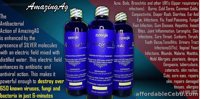 1st picture of AmazingAG Silver Colloidal by Zynergia Announcement in Cebu, Philippines