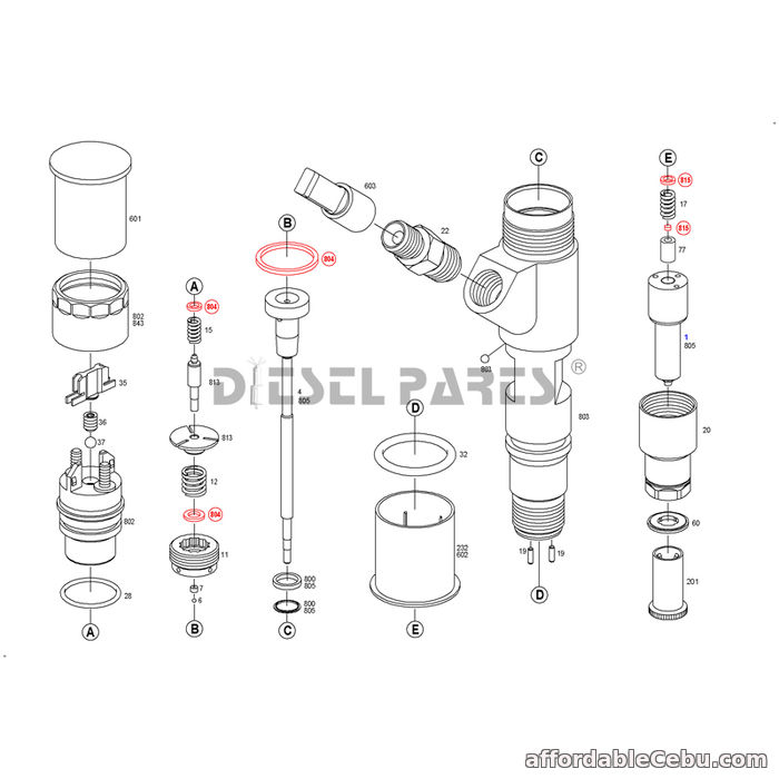 1st picture of Buy CAT CR Injectors 326-4700 Caterpillar Fuel Injectors For Sale For Sale in Cebu, Philippines