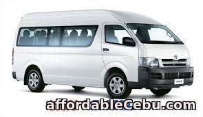 1st picture of Van for rent For Rent in Cebu, Philippines