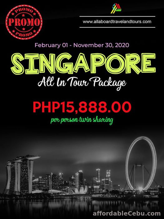 1st picture of Singapore Free All-In Tour Package For Sale in Cebu, Philippines