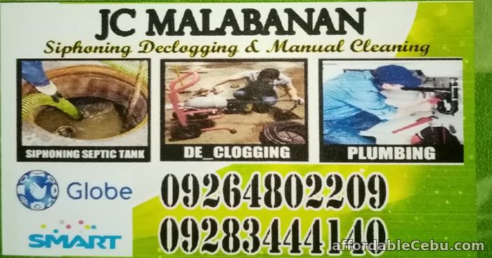 1st picture of JCS MALABANAN 09283444140 SIPHONING DECLOGGING MANUAL CLEANING PLUMBING SERVICES Offer in Cebu, Philippines