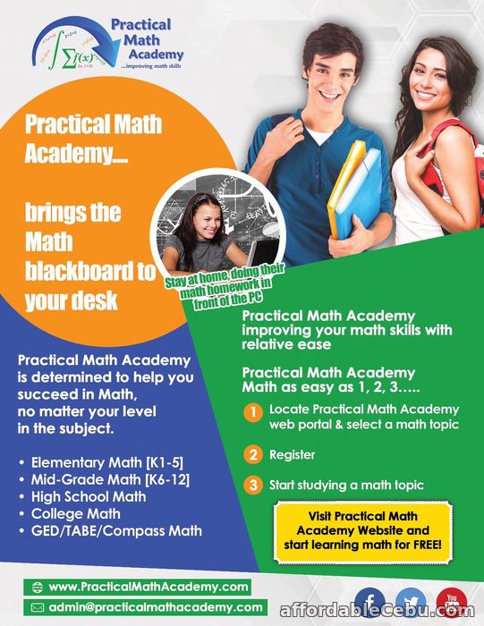 1st picture of Introducing Practical Math Academy Offer in Cebu, Philippines