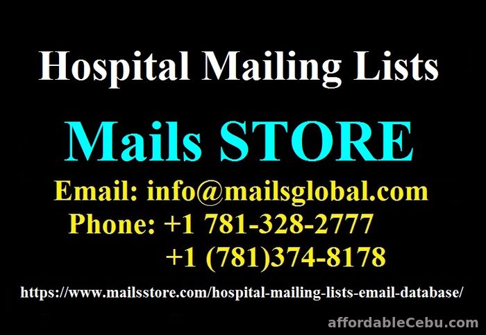 1st picture of Hospital Email List | Hospital Mailing List | Hospital Email Database For Sale in Cebu, Philippines