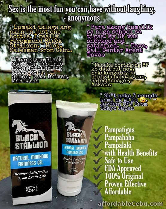 2nd picture of Black Stallion Masculine Spray and Gel For Sale in Cebu, Philippines