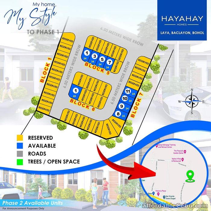 3rd picture of Hayahay Homes(1-Single Storey ) Laya, Baclayon, Bohol For Sale in Cebu, Philippines