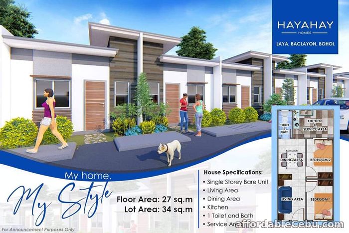 2nd picture of Hayahay Homes(1-Single Storey ) Laya, Baclayon, Bohol For Sale in Cebu, Philippines