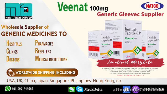 1st picture of Purchase Imatinib Capsules Natco Biogeneric Gleevec Wholesale For Sale in Cebu, Philippines