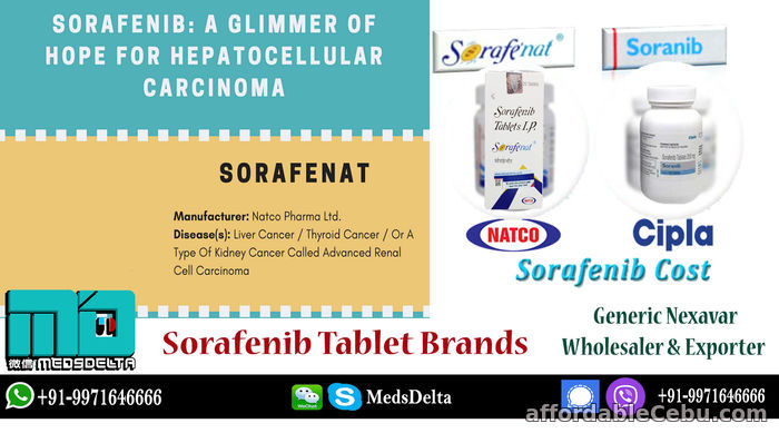 1st picture of Sorafenib 200mg Tablet Price Sorafenat Natco Nexavar Alternative India For Sale in Cebu, Philippines