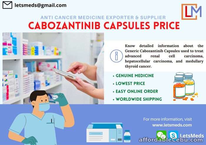 1st picture of Generic Cabozantinib Tablet Price Wholesale For Sale in Cebu, Philippines