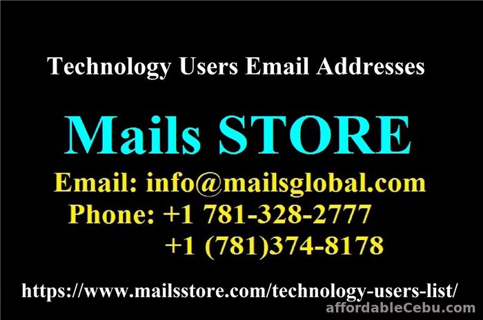 1st picture of Technology Users Email Lists | Technology Users Mailing Lists | MailsSTORE For Sale in Cebu, Philippines