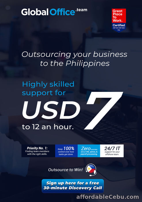 2nd picture of Outsourcing Your Business To The Philippines Offer in Cebu, Philippines