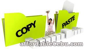 1st picture of We are Hiring - Earn Rs.15000/- Per month - Simple Copy Paste Jobs Offer in Cebu, Philippines