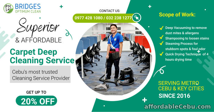 1st picture of Carpet Cleaning Services Offer in Cebu, Philippines
