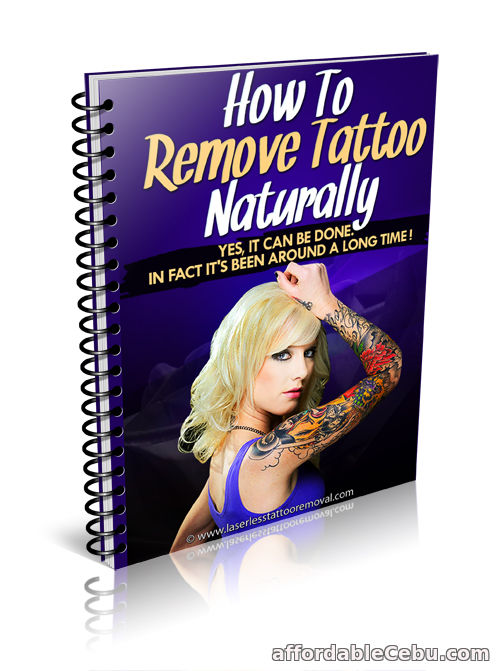 1st picture of How to remove Tattoo Naturally :- FREE Pdf shows Offer in Cebu, Philippines