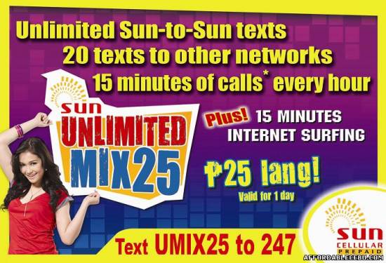 Picture of How to Register Sun Unlimited Mix 25 and 100