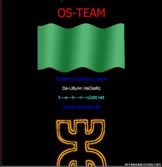 Picture of Libyan Hackers: TeknO OS-TEAM, Taruq, FREE MAN