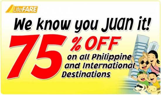 Picture of Cebu Pacific Promo for June to September 2013
