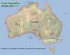 Picture of Total Population of Australia 2013