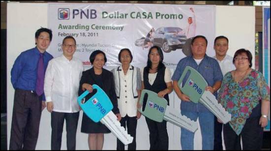 Picture of PNB Awards 3 Brand New Cars to Dollar CASA Promo Winners