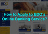 Picture of How to Apply for BDO Online Banking?