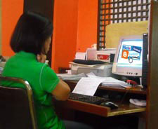 Picture of DENR Office prohibits its employees to access social networking sites including Facebook, Twitter, Youtube, etc.