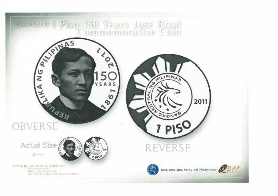 Picture of New 1 Peso Coin with Picture