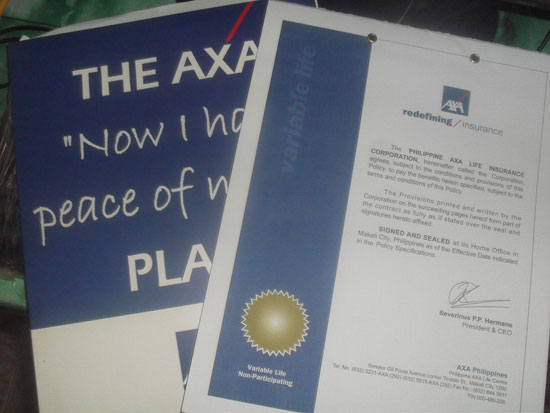 Picture of My AXA Insurance Philippines Review