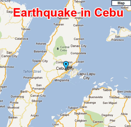 Picture of Terrible Earthquake in Cebu, Philippines - February 6, 2012