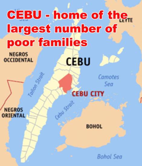 Picture of Cebu got the highest number of poor families in the Philippines