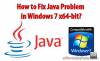 Picture of Fix Java Problem in Windows 7 64bit