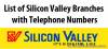 Picture of List of Silicon Valley Branches with Telephone Numbers