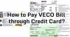 Picture of How to Pay VECO Bill through Credit Card?