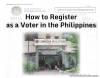 Picture of How to Register as a Voter in the Philippines?