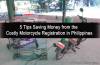 Picture of 5 Tips Saving Money from Costly Motorcycle Registration in Philippines