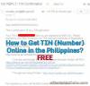 Picture of How to Get TIN (Number) Online in the Philippines?