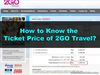 Picture of How to Know the Ticket Price of 2GO Travel (for any destination)?