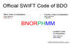 Picture of What's the official Swift Code of BDO (Banco de Oro)?