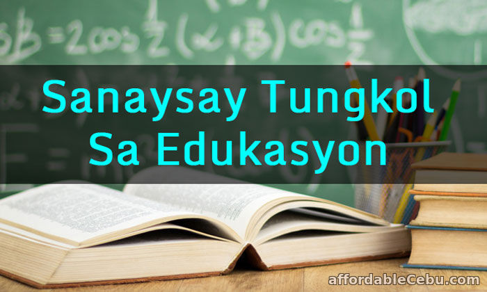 Sanaysay Tungkol sa Edukasyon - Literature 30565