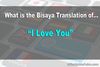 Picture of I Love You in Bisaya (Cebuano) Translation