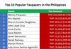 Picture of Top 10 Famous Taxpayers in the Philippines 2018
