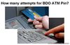 Picture of How many attempts for BDO ATM Pin?
