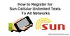 Picture of How to Register for Sun Cellular Unlimited Texts To All Networks
