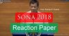 Picture of Duterte SONA 2018 Reaction Paper